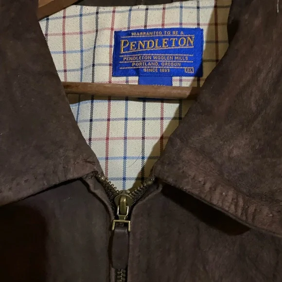 Suede Pendleton Jacket